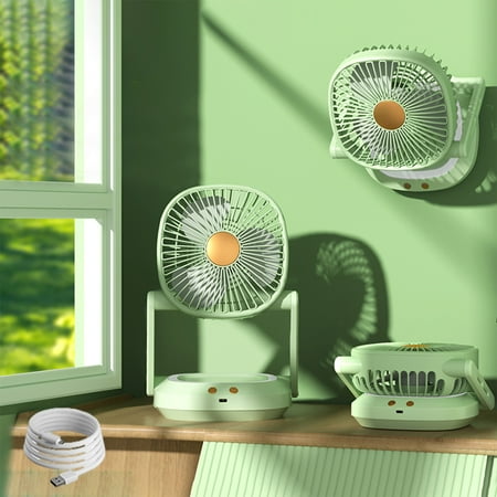 

atinetok Cold Fan Lights Folding Wall Mounted Small Fan Office Desktop Home Desktop Portable Small Electric Fan Heavy-Duty for Robust Performance Suitable for Personalized Home Organization