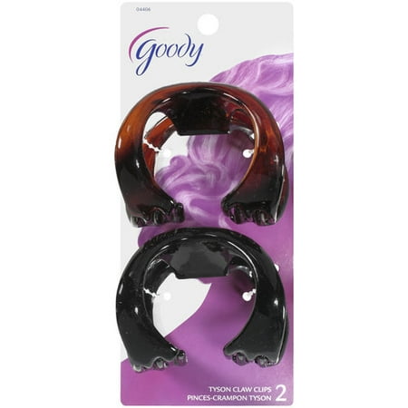 Goody Round Claw Clip, 2 Pack