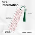 thumbnail image 3 of Kdxio Watermelon Print Metal Tassel Bookmarks,Perfect Gift for Art Lovers and Bookworms Metal Bookmarks for Women, 3 of 8