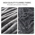 thumbnail image 6 of SUNNY HEAT Low Wattage Electric Heated Blanket, 50'' x 60'' Flannel, Soft and Lightweight, Light Grey, 6 of 6