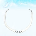 thumbnail image 1 of 1pc Necklace Simulation Bone Unique Halloween Creative Necklace Chain Choker Decor, 1 of 6