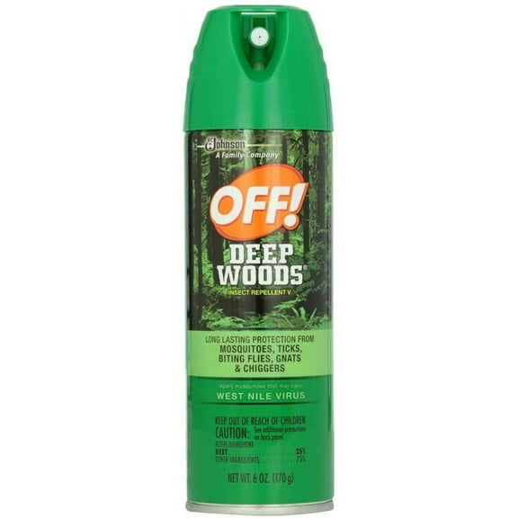 OFF! Deep Woods Insect Repellent Spray - Outdoor Mosquito Repellent - 12 Pack, 6 Ounce