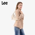 thumbnail image 7 of Lee Vintage Hobo Handbag for Women Cute Small Ladies Shoulder Bag with Decorative Metal Chain, Beige, 7 of 7