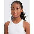 thumbnail image 5 of CRZ YOGA Girls Butterluxe Double Lined Racerback Tank Tops High Neck Dance Yoga Athletic Casual Kids Teen, 5 of 6
