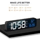 thumbnail image 2 of Wosthever Reloj despertador Temperatura 40 campanas Relojes de control de voz Pantalla de visualización Alta definición Accesorio digital Decoración del hogar, 2 of 6