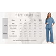 thumbnail image 6 of MINTREUS Lounge Sets for Women Knit Short Sleeve Tops and Long Pants Soft Comfy Pajamas Set Oversized 2 Piece Outfits S-4X, 6 of 8