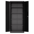 thumbnail image 5 of Dtwnek Metal Garage Storage Cabinet with Shelves and Doors, 72" Tall Storage Cabinet for Garage, Workshop, Office, White, 5 of 9