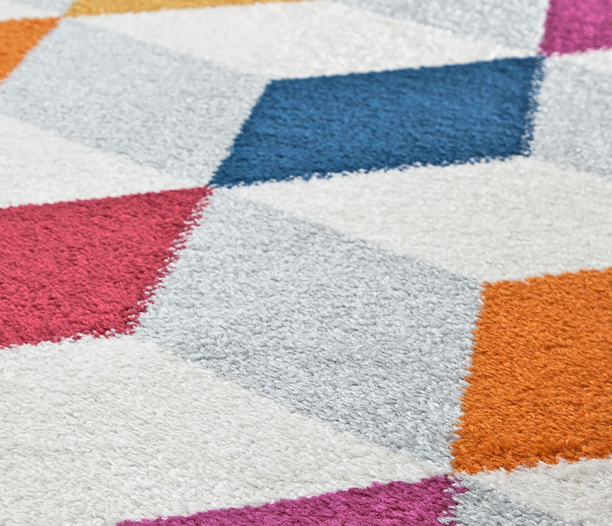 Rugs America Mika MO20B Apple Cider Geometric Contemporary Multi Area Rug, 8'x10'