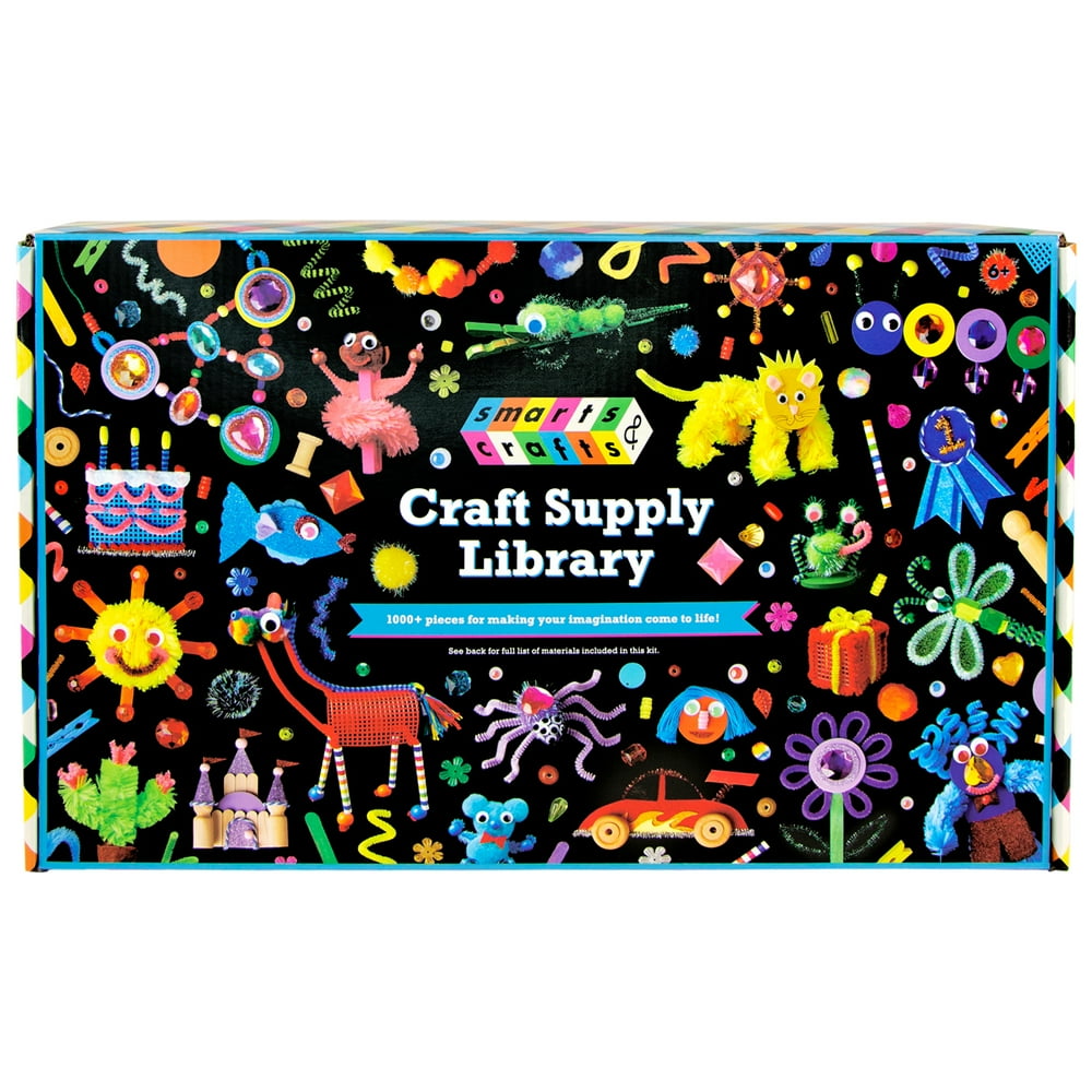Smarts & Crafts Make Your Own Craft Supply Library, 1,057 Pieces