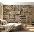 thumbnail image 6 of Tiptophomedecor Background & Patterns Wallpaper Wall Mural - Stone Puzzles, 6 of 8