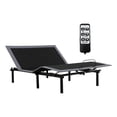 thumbnail image 1 of Pemberly Row Adjustable Bed Frame with Wired Remote - Dark Gray Fabric, 1 of 9