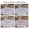 thumbnail image 7 of ODIKA 8'x10' Washable Area Rug Medallion With Scrolling Wisteria Border Vintage Floral Oriental Playful for King Size Bedroom Under Bed, Master Suite, Non-Shedding, Easy Care, 7 of 7