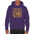thumbnail image 5 of Straight Outta Minnesota - Minneapolis Football Hometown Pride Hoodie - Large - Purple, 5 of 6