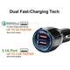 thumbnail image 4 of Cargador de coche Universal 35W Quick Charge 3.0 iPhone/Android Negro, 4 of 5