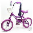 thumbnail image 4 of WonderPlay BMX 12 In. Kid's Bike for 2-4 Years Old, Bicycle for Girls with Front Basket, EVA Tires with Training Wheels and Coaster Brake, Purple, 4 of 9