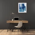 thumbnail image 3 of Loreth, Lanie 20x24 White Modern Wood Framed Museum Art Print Titled - Blue Perspectives IV, 3 of 4