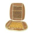 thumbnail image 4 of Nishiyuenyi Generic Wooden Beads Car Seat Cushion Accessories Anti Sweat Cooling Cushion Brown, 4 of 9