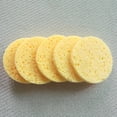 thumbnail image 4 of 50 piezas de pulpa de madera natural, esponja, compresa de celulosa, esponja cosmética, lavado facial, esponja, cuidado de la cara, limpieza, desmaquillante, herramientas (redondas), 4 of 6