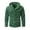 Green, variant on Men's Fleece Plush Loungewear Sets Bottoms Botton up Casual Jogging Gym Suit Jacket Black XL