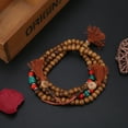 thumbnail image 4 of Pulsera de cuentas de oración Rosario tibetano 108 Pulsera tibetana natural Collar Rosario tibetano Probado y confiable Jadeshay  A, 4 of 8