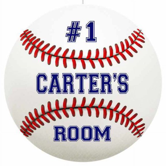 CARTER'S Bedroom 14" Round Metal Sign Boys Room Wall Decor Gift 100140030076
