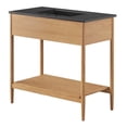 thumbnail image 3 of Zaire 36" Bathroom Vanity in Natural Black, 3 of 10