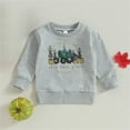 thumbnail image 2 of Coerni Kids Sweatshirts Soft Cotton Warm Crewneck Long Sleeve Pumpkin Letter Hallow-een Sweatshirt For Boys Or Girls Tween Girls, 2 of 6