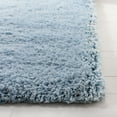 thumbnail image 5 of SAFAVIEH Supreme Charlton Solid Plush Polyester Shag Area Rug, Light Blue, 5' x 8', 5 of 9