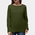 thumbnail image 7 of YDFCWXW Women's Oversized Sweaters Fuzzy Chunky Warm Pullover Sweater Fall Outfits Fashion Clothes (AG, M), 7 of 7