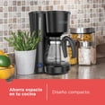thumbnail image 2 of Black+Decker Cafetera de 5 Tazas con Filtro Permanente para Cocinas Pequeñas, CM0701B, 2 of 7