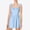Blue, variant on Bnwani Ladies Dresses,Summer Dresses,Ruched,Square Neck,Tie,High Waist,Blue,XL
