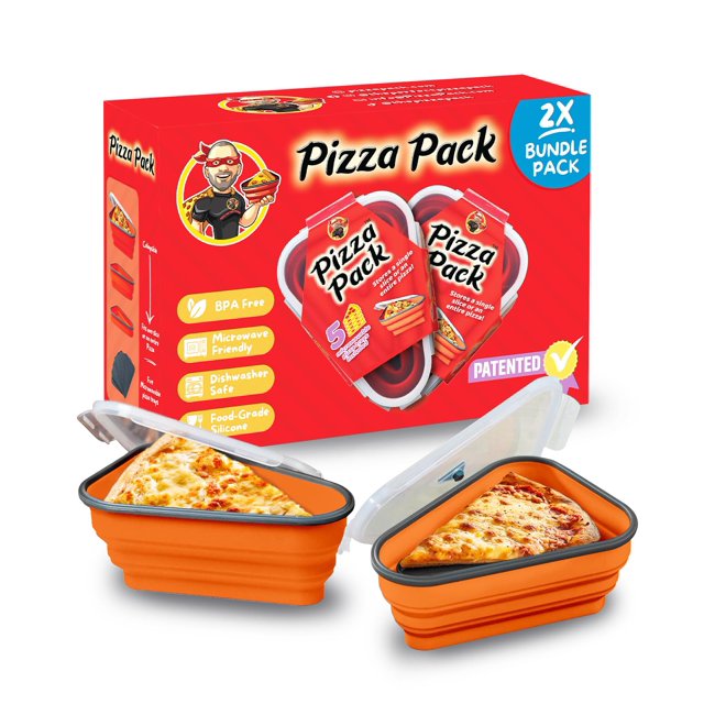 Pizza Pack: el recipiente reutilizable perfecto para almacenar pizza