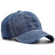 thumbnail image 4 of Gorra de béisbol lavada de algodón vaquero envejecido para papá sombrero ajustable polo camionero estilo unisex, 4 of 7