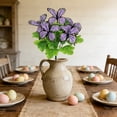 thumbnail image 4 of AURIGATE Easter Artificial Butterfly Bouquet, Spring Floral Picks with Pink/Monarch Butterfly & Greenery, Easter Table Centerpiece & Home Decor, 4 of 6