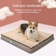 thumbnail image 3 of Greeniant Cama ortopédica para perros fácil de limpiar, para todas las razas, relación calidad-precio, cama grande para perros, cama para Suministros para perros Blanco azul 90X70X10CM, 3 of 6