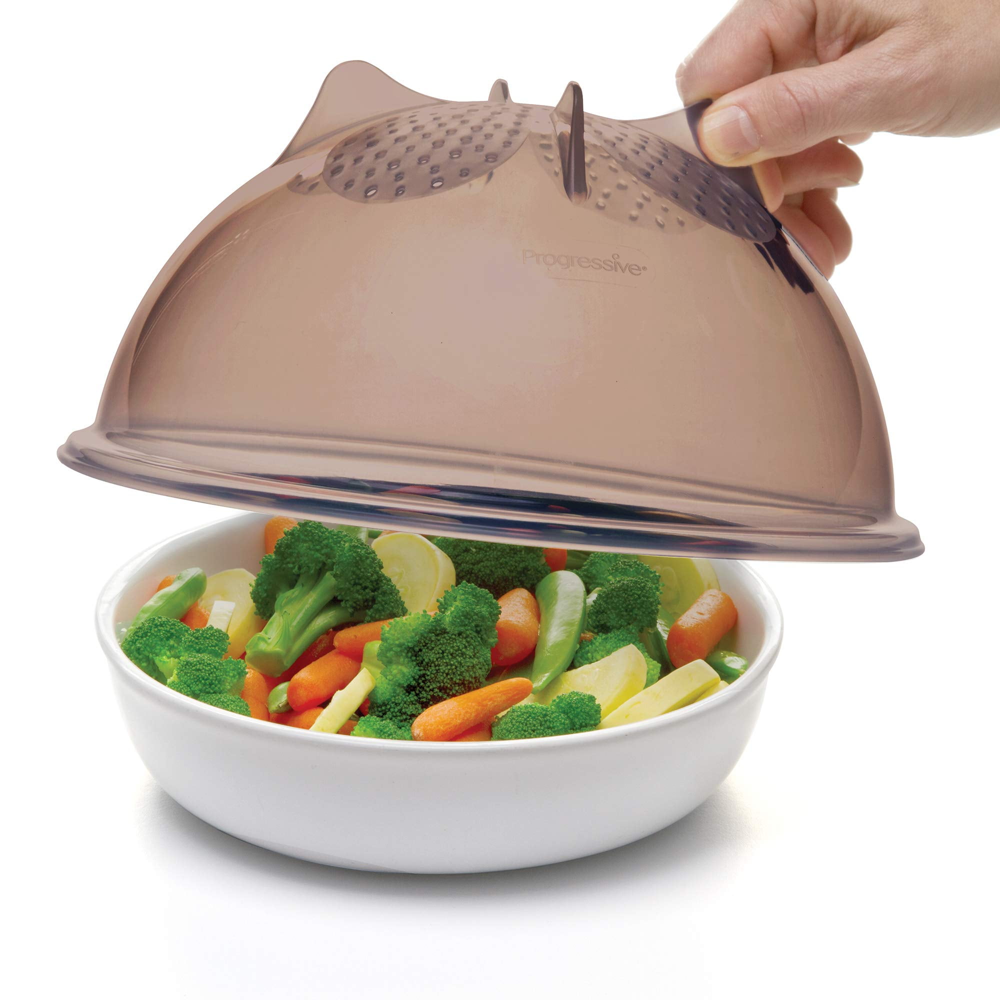 Progressive Collapsible Microwave Food Cover - Gray