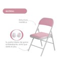 thumbnail image 4 of Silla plegable de oficina ilios innova  Rosa, 4 of 9
