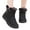 Black, variant on Womens Warm furry Lined Winter Snow Boots Water-proof Outdoor Ankle Booties Comfortable Shoes
