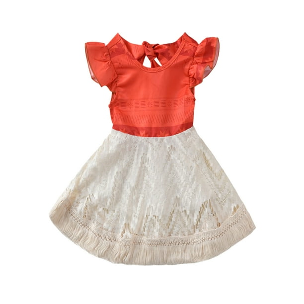 Us Infant Baby Girls Kids Moana Polynesia Princess Fancy Dress Book Week Costume Walmart Com Walmart Com