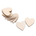 thumbnail image 1 of Corazones De Madera 100 Piezas Formas De Corazón Pequeños Para Manualidades Fabricación De Tarjetas De Scrapbooking Tamaños De 10 Mm A 80 Mm Ideal Para Proyectos De Arte, 1 of 2