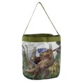 thumbnail image 1 of Bolsa de tela Jurassic World Dinosaurs plegable de nailon verde, 1 of 7