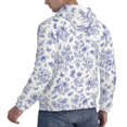thumbnail image 6 of Lsque Floral Butterfly Pattern Casual Men's Hoodie,Hooded Sweatshirt with Kangaroo Pocket,Pullover Hoodie-Large, 6 of 7
