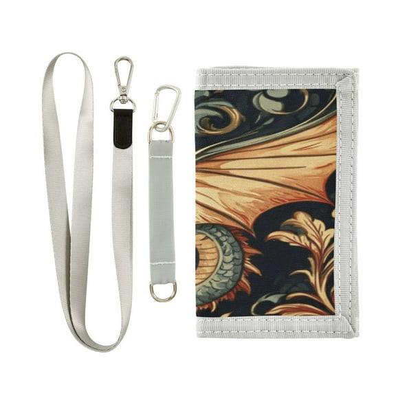 Cloth Purse Boys' Novelty Wallets Girls' Novelty Wallets Men's Wallets Women's Wallets Card Wallet Cash Wallet Student ID Bag Coin Wallet Green Dragon