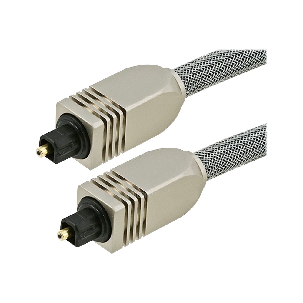 Monoprice Premium S/PDIF (Toslink) Digital Optical Audio Cable Silver