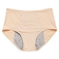 thumbnail image 2 of Inglocry Underwear Women, Leak Proof Reusable Leakproof Comfortable Cotton Briefs Complexion X-Large, 2 of 9