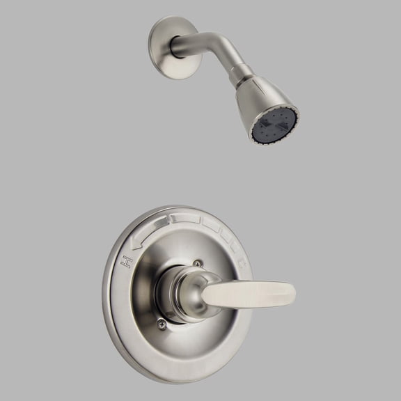 Delta Foundations 1-Spray Single Handle Shower Only Faucet in Stainless BT13210-SS