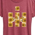 thumbnail image 3 of International Harvester Sunflower Fill Logo - Women's Short Sleeve Graphic T-Shirt, 3 of 6
