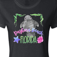 thumbnail image 4 of Inktastic Daytona Beach Florida Cute Swimming Manatee Women's T-Shirt, 4 of 5