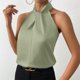 thumbnail image 4 of Blusas para las Mujeres Casual Verano Botón Sólido sin Mangas, Blusas sin Mangas para las Mujeres Ligero Verano Uso Diario, 4 of 6