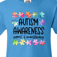 thumbnail image 4 of Inktastic Autism Awareness Support and Understanding Puzzle Pieces Youth T-Shirt, 4 of 5